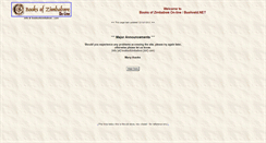 Desktop Screenshot of booksofzimbabwe.com